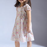 Printed Cambric Smocked Dress