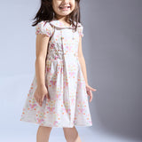 Printed Cambric Smocked Dress