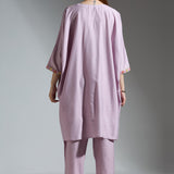 Lilac Embroidered Co-ord Set - Mother-Daughter Set