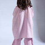 Lilac Embroidered Co-ord Set - Mother-Daughter Set