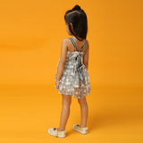 Black and White Fish Print Dress