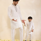 Sindhuja - Ivory Kurta Set, Father & Son