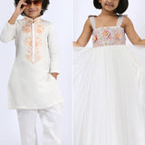 Siblings Combo Set in Ivory