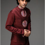 Maroon Occasion Wear Family Set