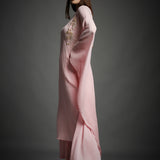 Crinkled Cotton Kaftan Tunic With Matching Pants