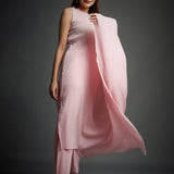 Crinkled Cotton Kaftan Tunic With Matching Pants