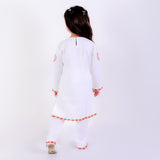 Ivory Embroidered Bloom Kurta Set