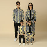 Black and White Tiger Print Family Set