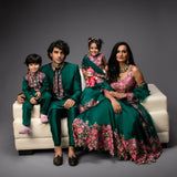 Green Wedding Family Co-ord Set