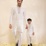Sindhuja - Ivory Kurta Set, Father & Son