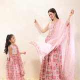Sindhuja - Printed Lehenga Mother & Daughter Set