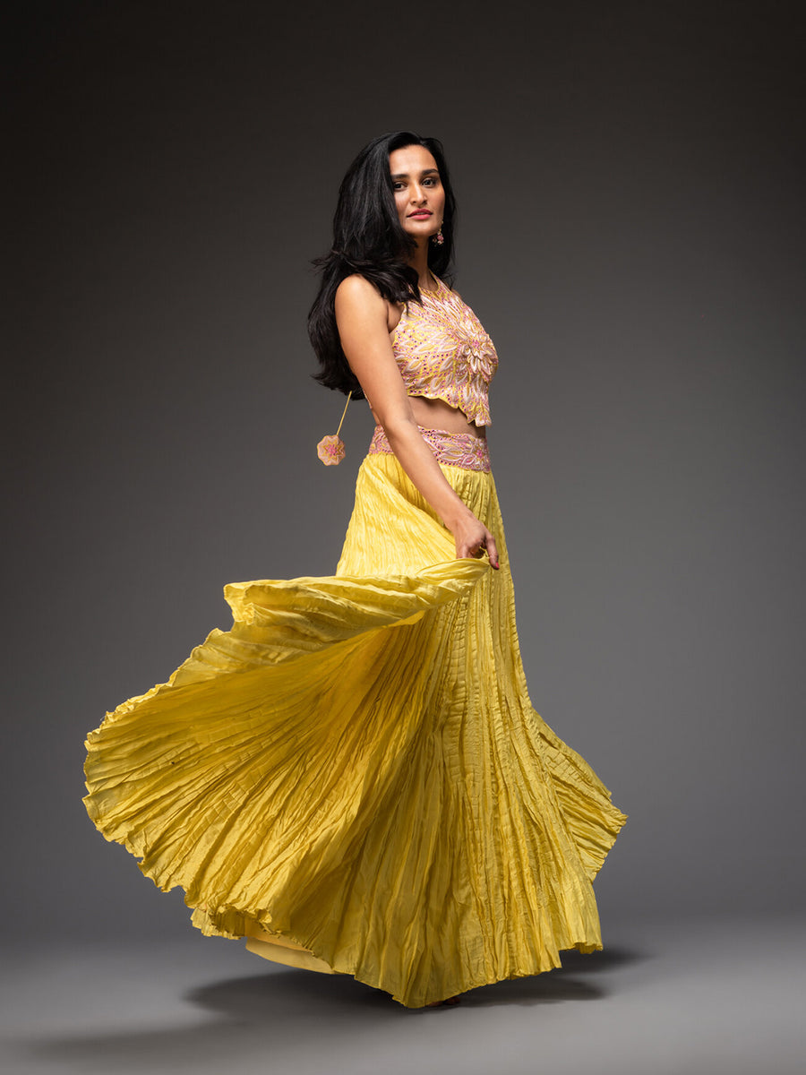 Lumen Gown in Yellow