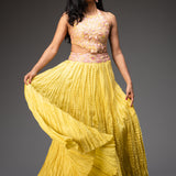 Lumen Gown in Yellow