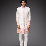 Coral Mens Kurta in Maroon