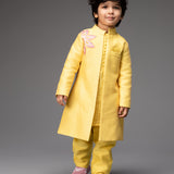 Noddy Kids Kurta in Yellow