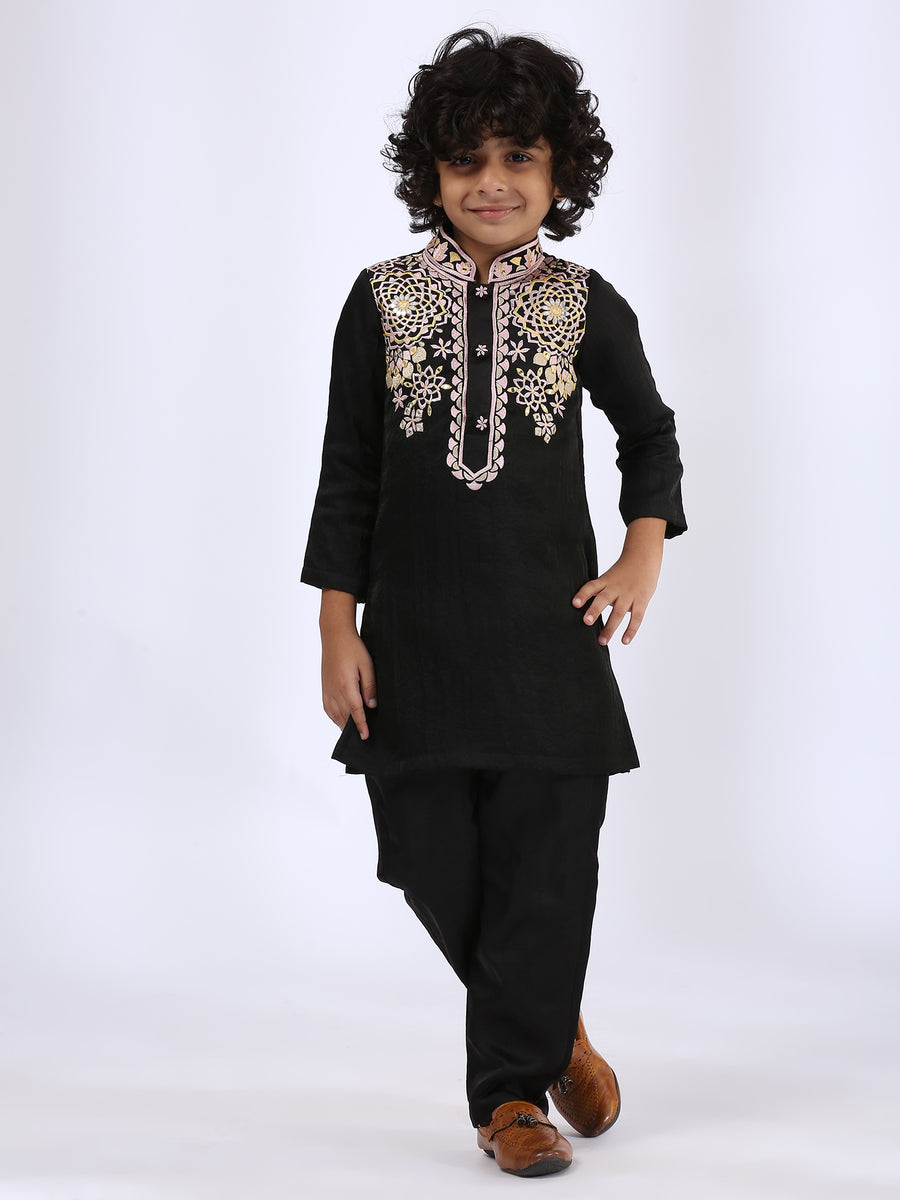Siblings Combo Set in Black